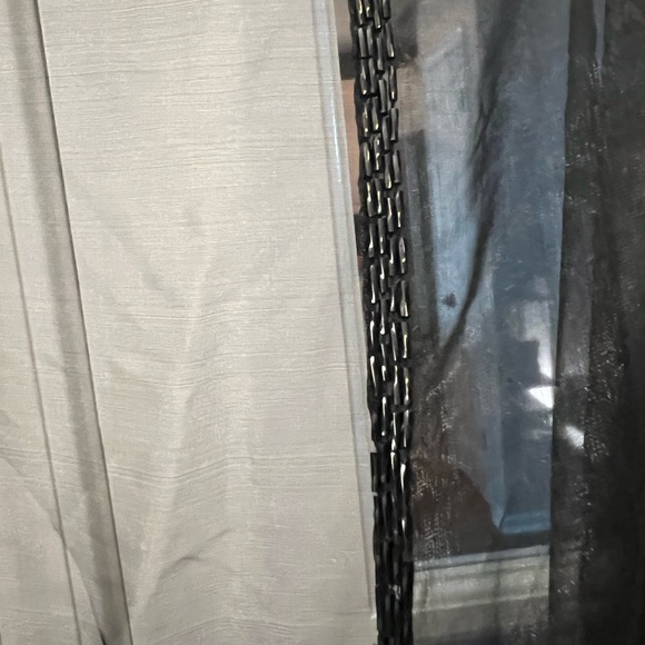 Badgley Mischka Sheer Black Wrap - Picture 3 of 8